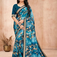 Fashionable Printed Saree with Blouse Piece for Festive Collection | RDD-REKHA
