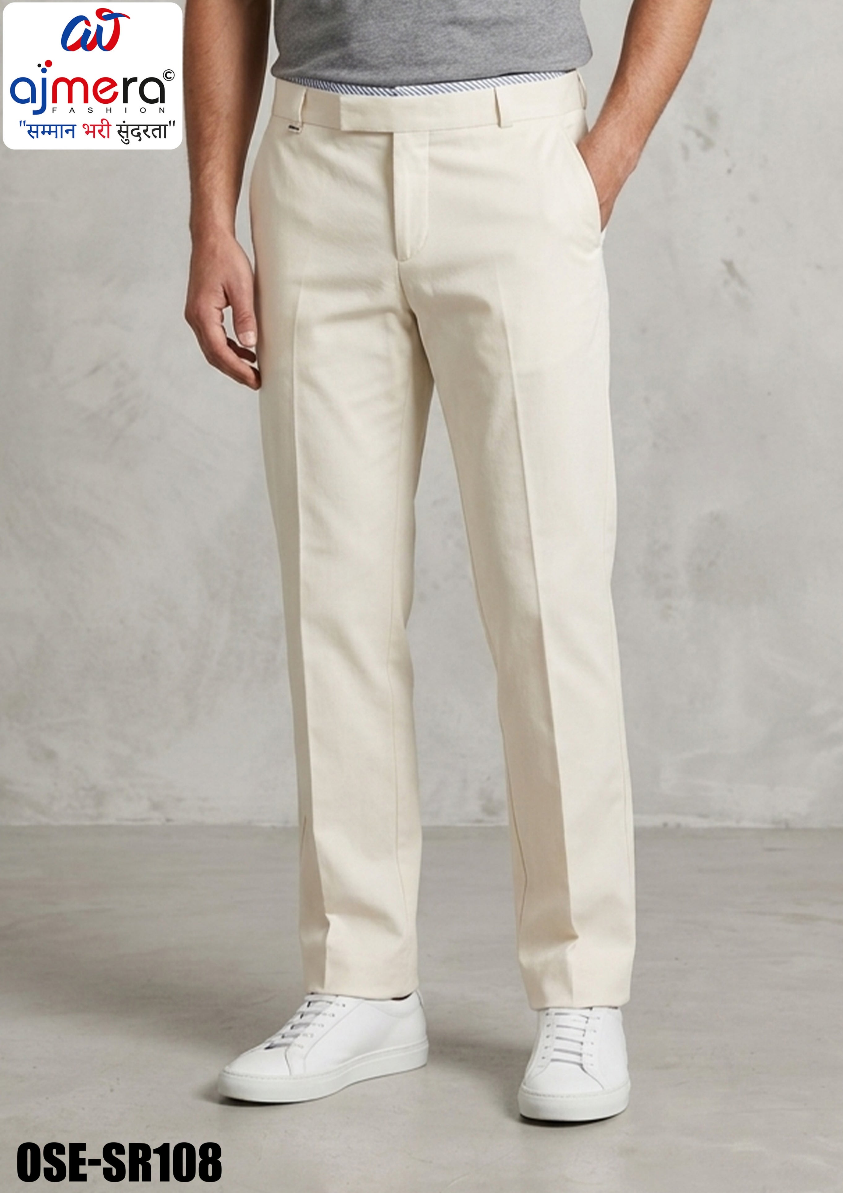 Premium Men's Formal Pant for Office & Business Wear | OSE-SR108