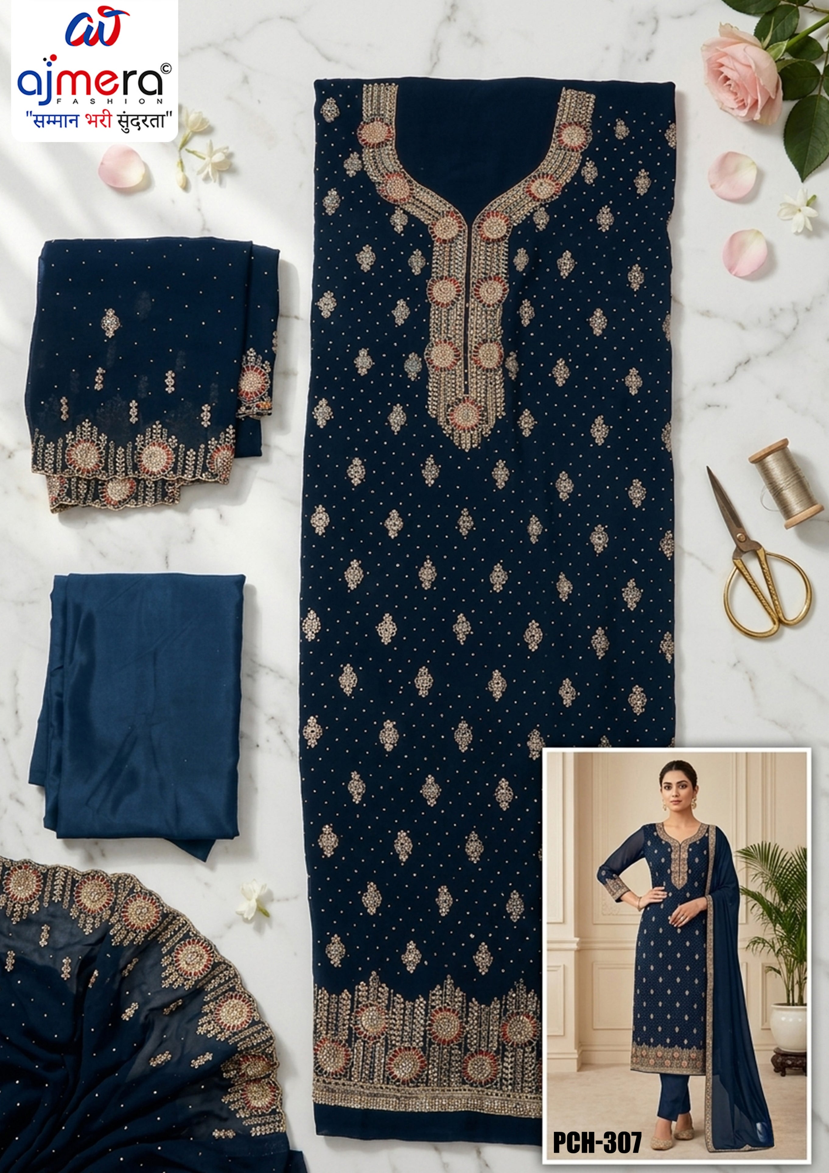 Premium Fox Unstitched Suit Set | PCH-307