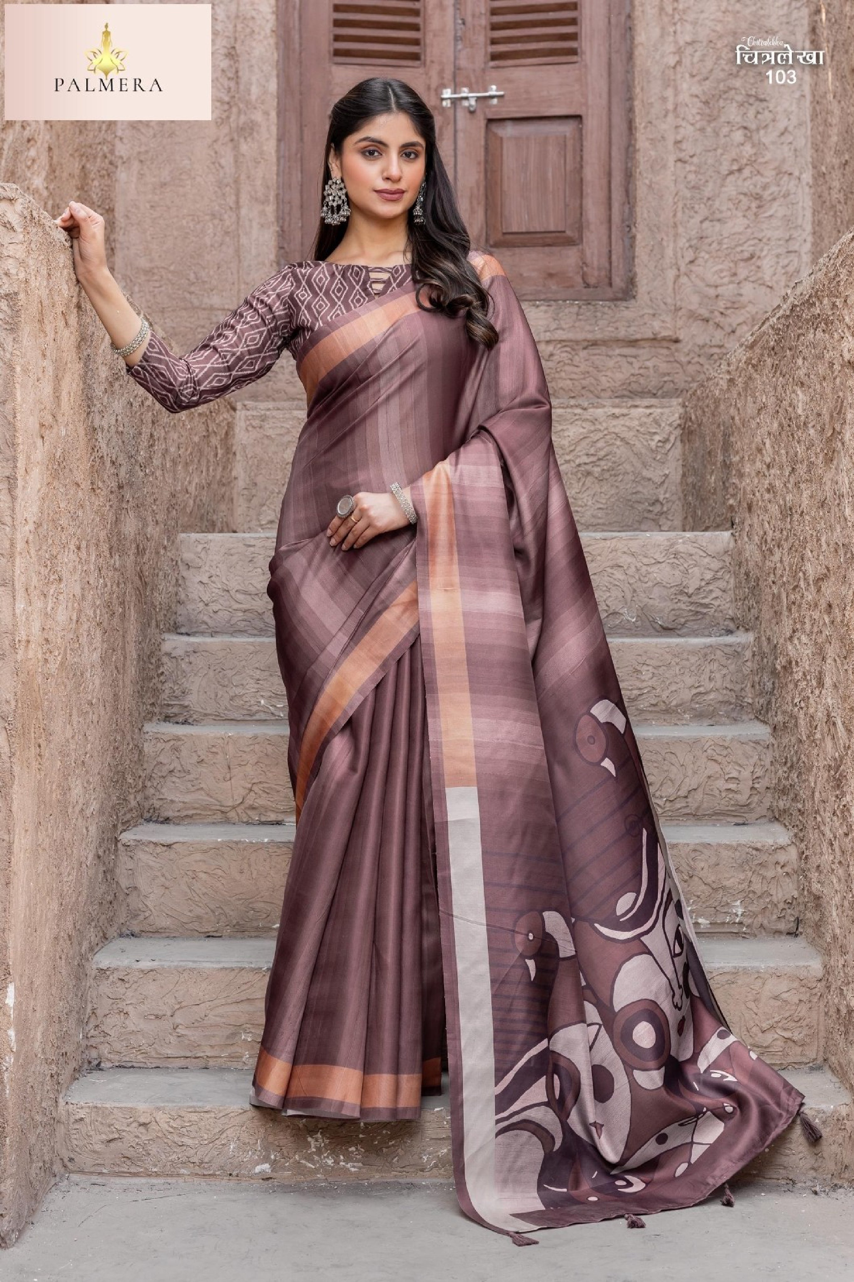 Chitralekha Tussar Saree with Blouse for Premium Ethnic and Designer Wear | ALL-CHITRALEKHA VOL-01