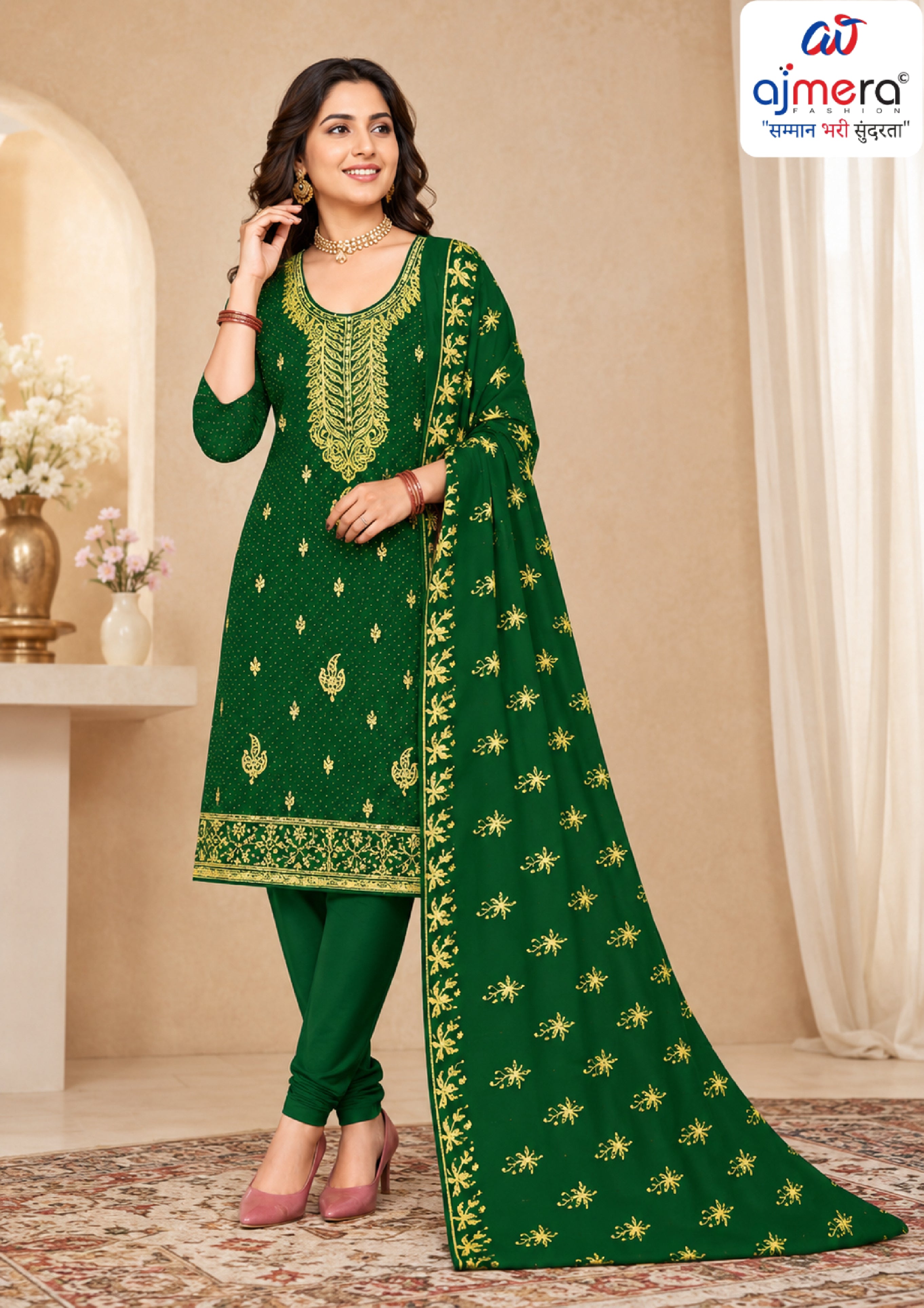 Classic Jaam Designer Unstitched Suit Set | RPY-RIVER SPACE-6