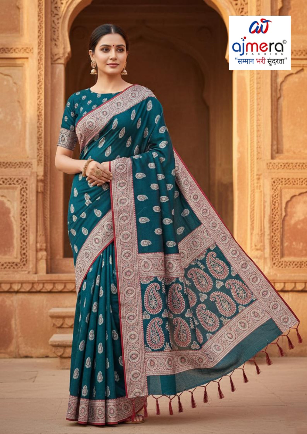 Rich Jacquard Silk Saree without Blouse for Sophisticated Ethnic Style | DS-YAMUNA