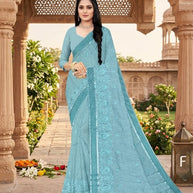 Designer Cotton Saree with Blouse Piece for Premium Ethnic and Traditional Wear | VKF-PAANBAHAR