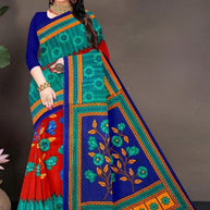 Handloom Cotton Saree with Without Blouse for Premium Ethnic and Traditional Wear | MSS-SHIV ROSE COTTON