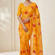 Fancy Print Loose Saree with Blouse for Premium Ethnic and Traditional Wear | BMS-DEEPIKA
