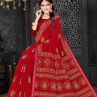 Daily Wear Cotton Saree with Without Blouse for Premium Ethnic and Traditional Wear | MSS-SHIV TOP SALE