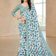 Classic Printed Saree without Blouse for Timeless Traditional Style | CAS-SMART SILK