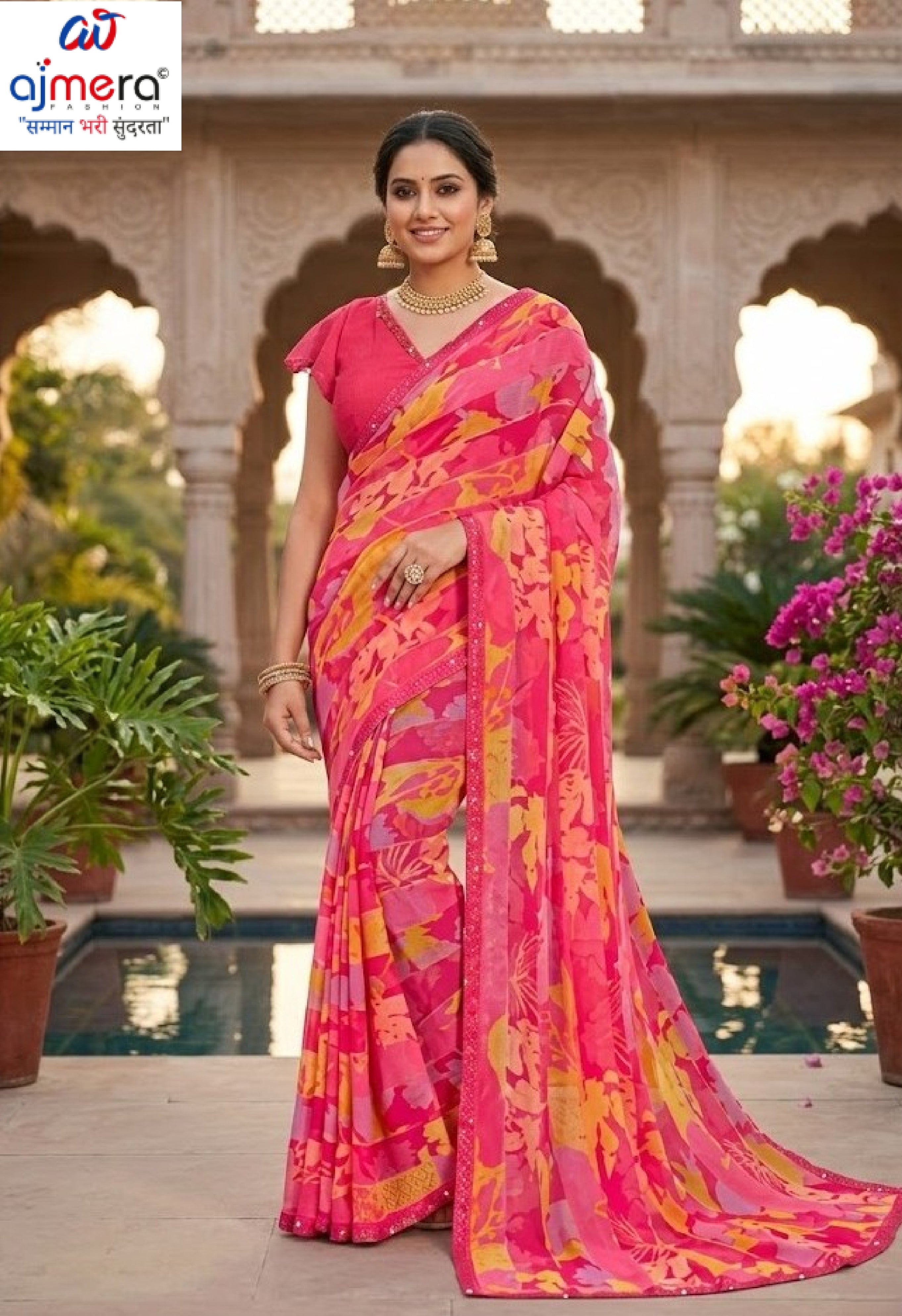Exclusive Printed Saree with Blouse Piece for Elegant Ethnic Look | RDD-SARINA