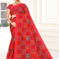 Graceful Printed Saree with Blouse Piece for Modern Ethnic Fashion  | SNR-VARVADHU