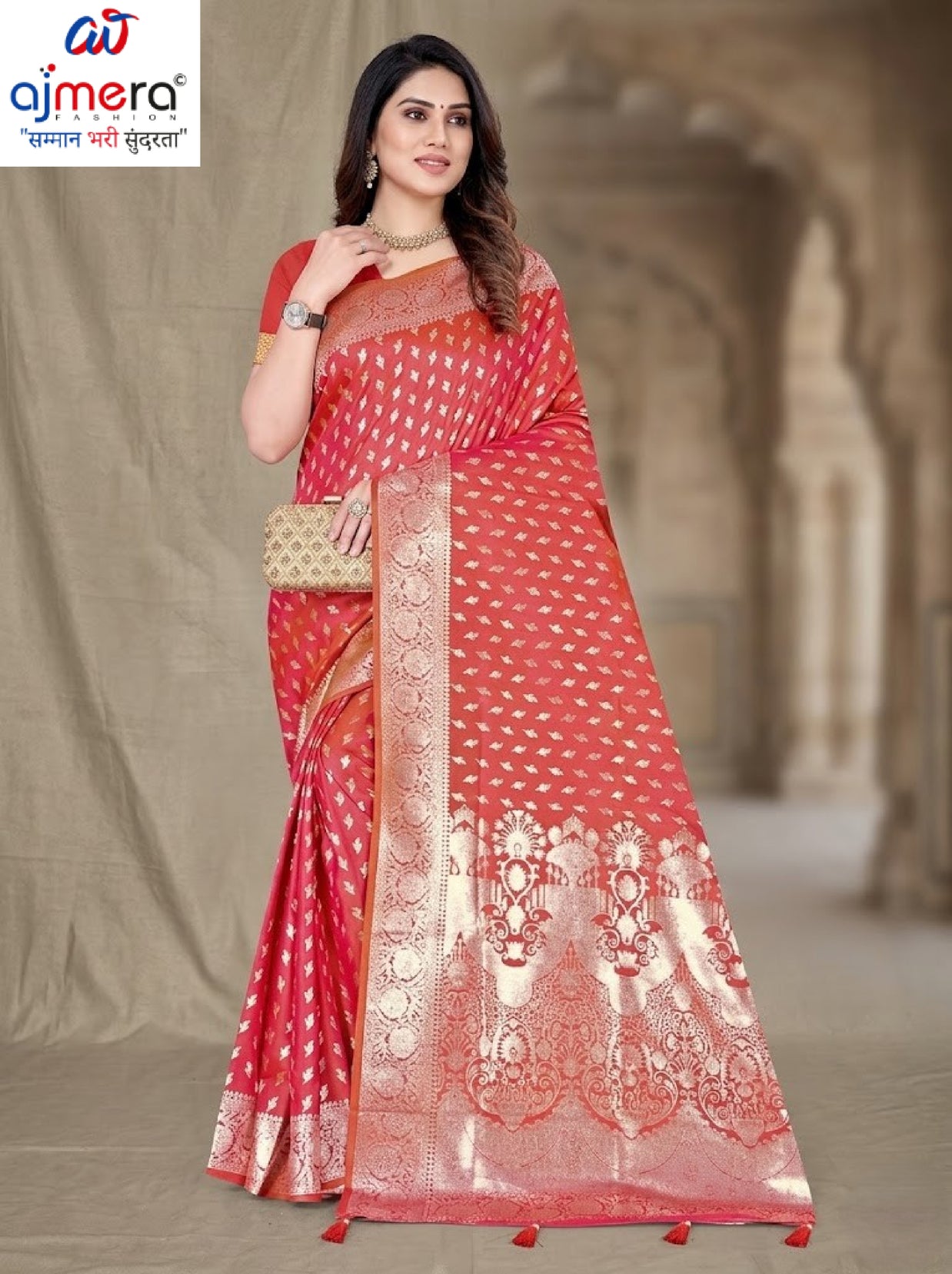 Luxury Jacquard Silk Saree with Blouse Piece for Wedding & Party Wear | TUL-MALBARI SILK VOL-41