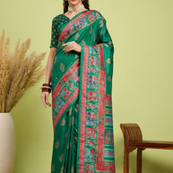 Ganga Silk Saree with Blouse for Premium Ethnic and Designer Wear | ALL-GANGA-23