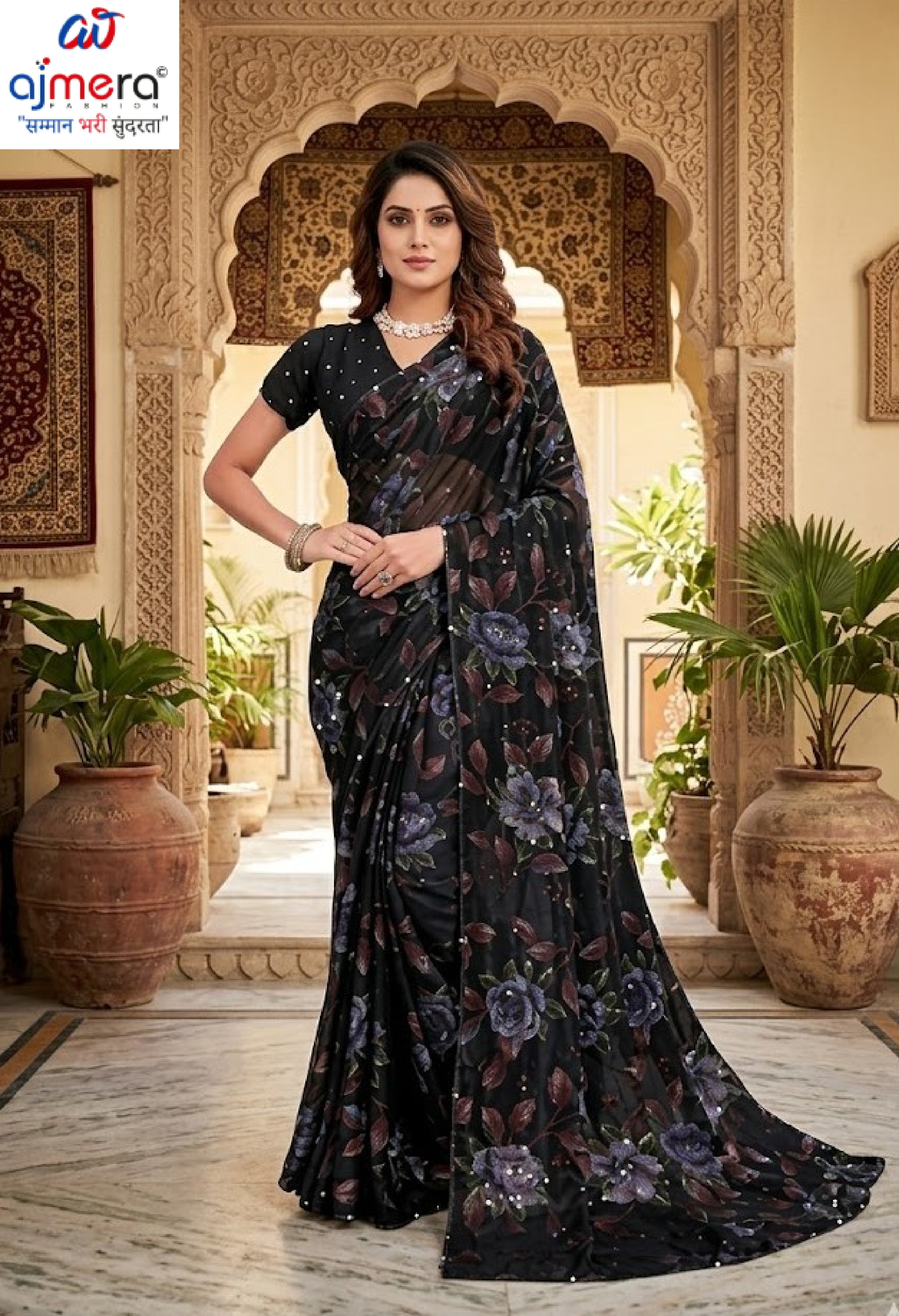 Premium Printed Saree with Matching Blouse Piece for Ethnic Elegance | RDD-KAAMYA VOL-02