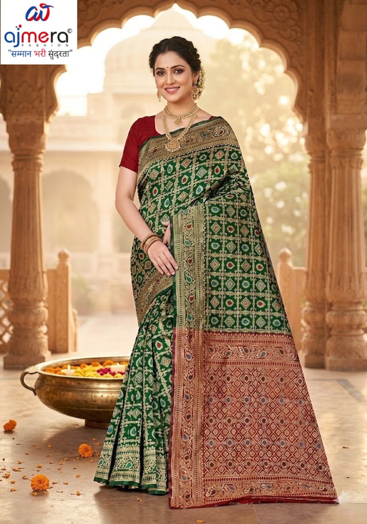 Detailed Rapier Silk Matching Saree With Blouse Piece | TUL-KALASH SILK VOL-05