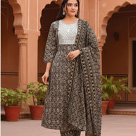 Designer Kurti Set for Women | JNF-609 60-60 GHERA