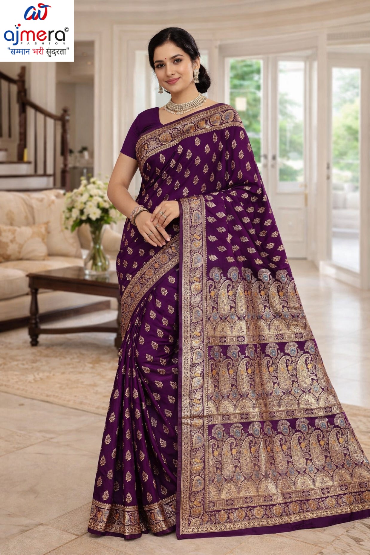 Artisan Craft Jacquard Silk Saree With Blouse Piece | TUL-CLEAR SILK VOL-15