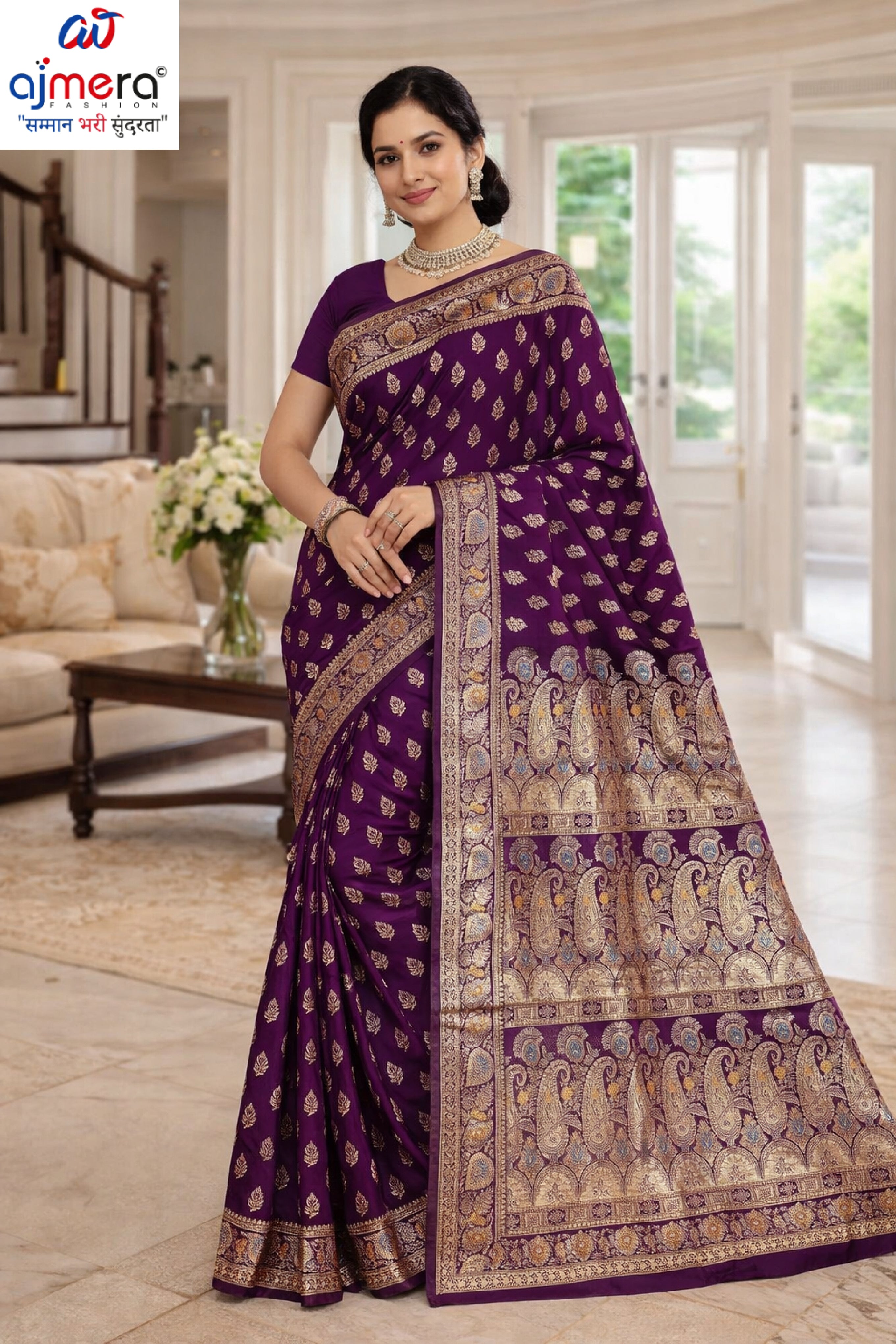 Artisan Craft Jacquard Silk Saree With Blouse Piece | TUL-CLEAR SILK VOL-15