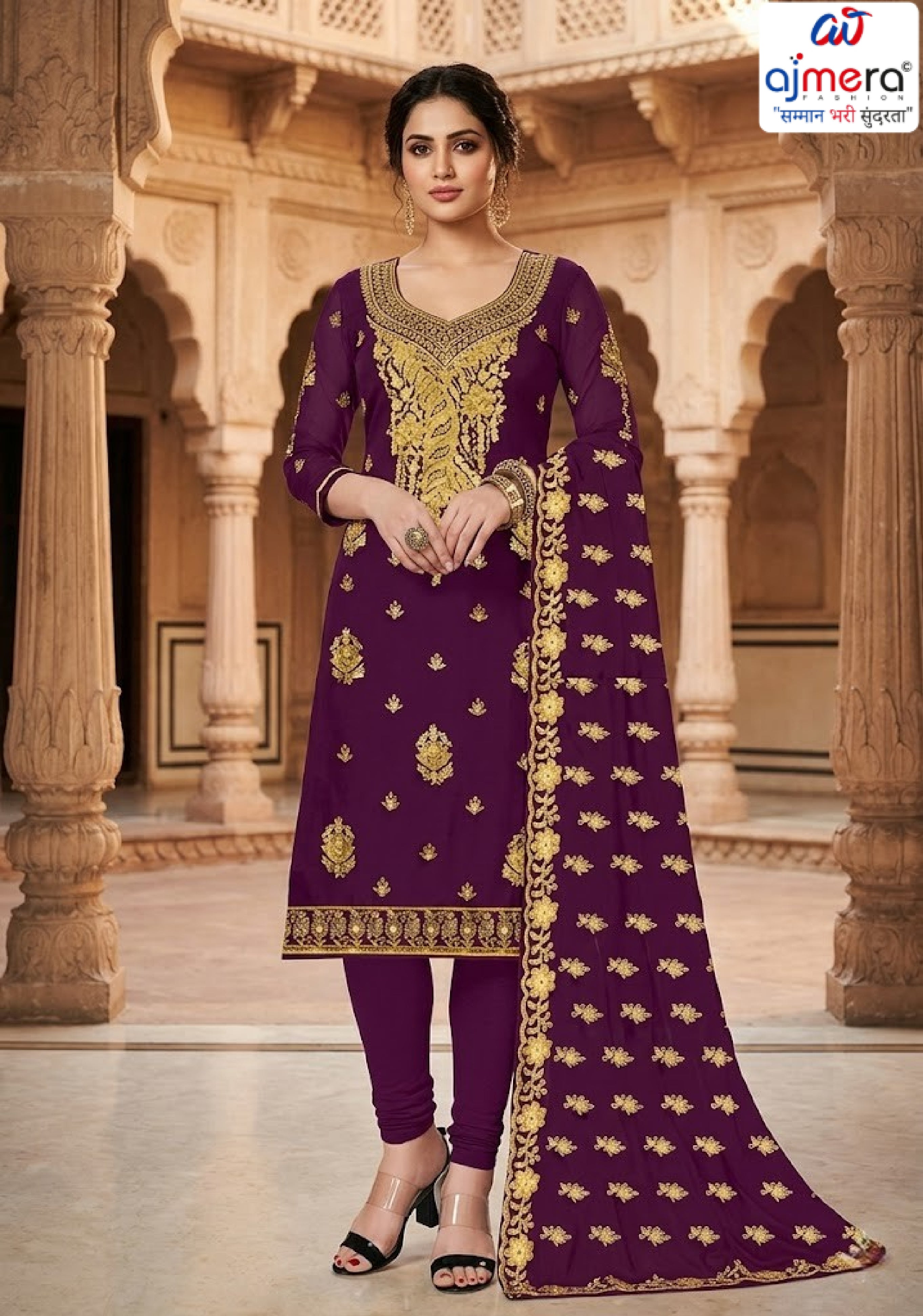 Royal Jaam Unstitched Dress Material | RPY-ROYAL WORLD