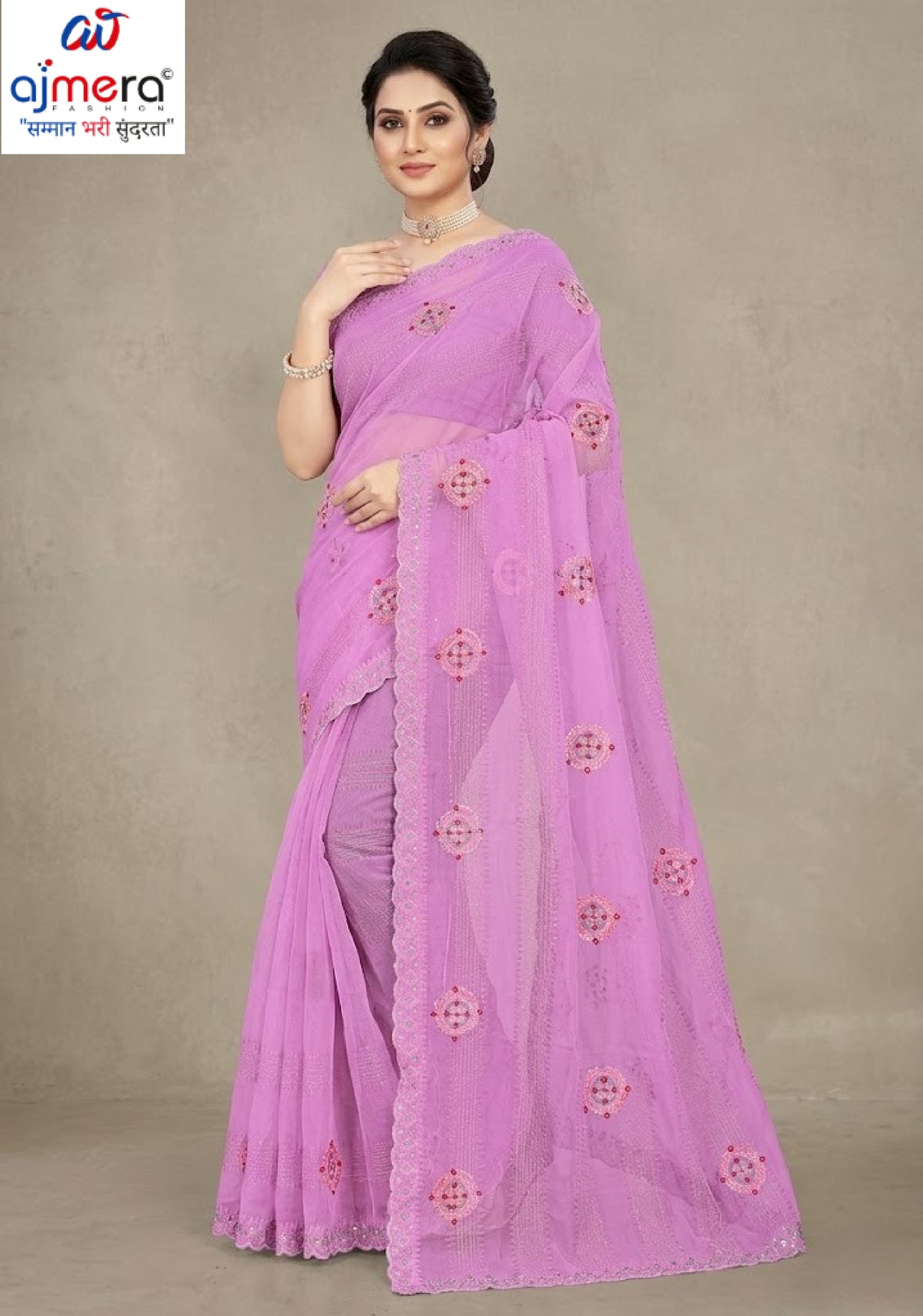 Surat Dyed Matching Saree Manufacturer with Blouse Piece for Premium Ethnic and Traditional Wear | VKM-NETWORK