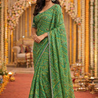 Premium Printed Saree without Blouse for Ethnic Elegance | JS-SAROJ