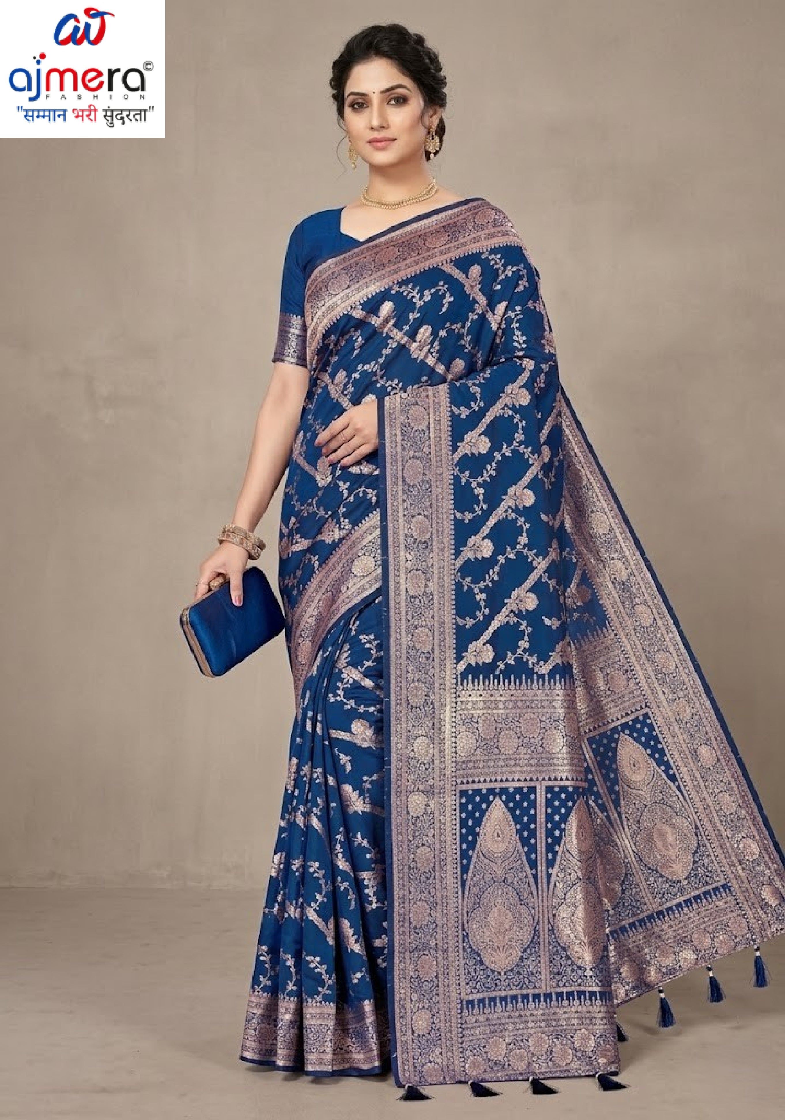 Exclusive Jacquard Silk Saree with Blouse Piece for Premium Cultural Wear | TUL-HANSJODA SILK VOL-46