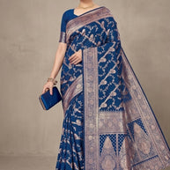 Exclusive Jacquard Silk Saree with Blouse Piece for Premium Cultural Wear | TUL-HANSJODA SILK VOL-46