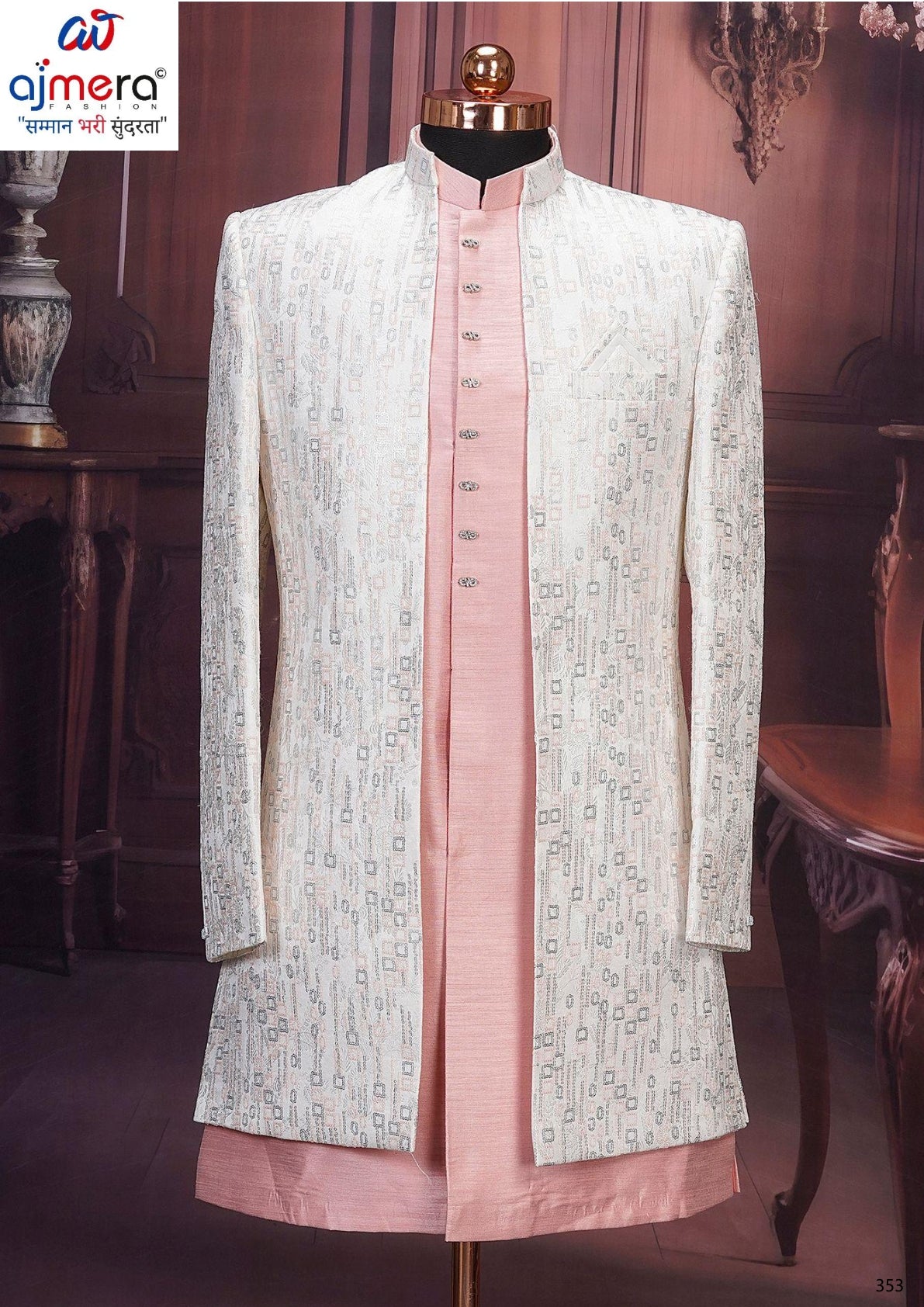 Premium Men's Indo Western for Wedding & Party Wear | SNA-MIN11608
