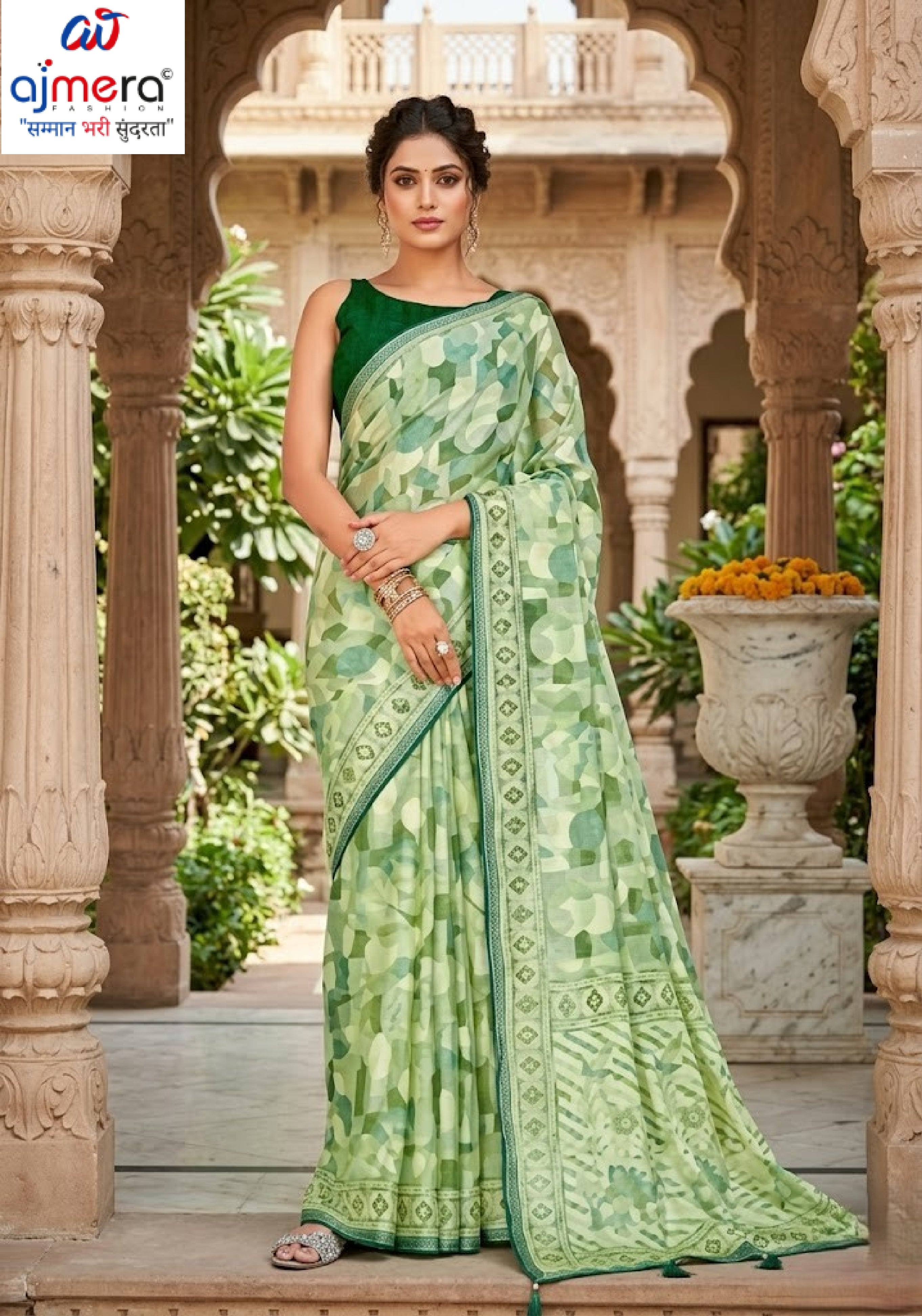 Beautiful Printed Saree with Blouse Piece for Cultural Celebrations  | RDD-EMERALD VOL-02