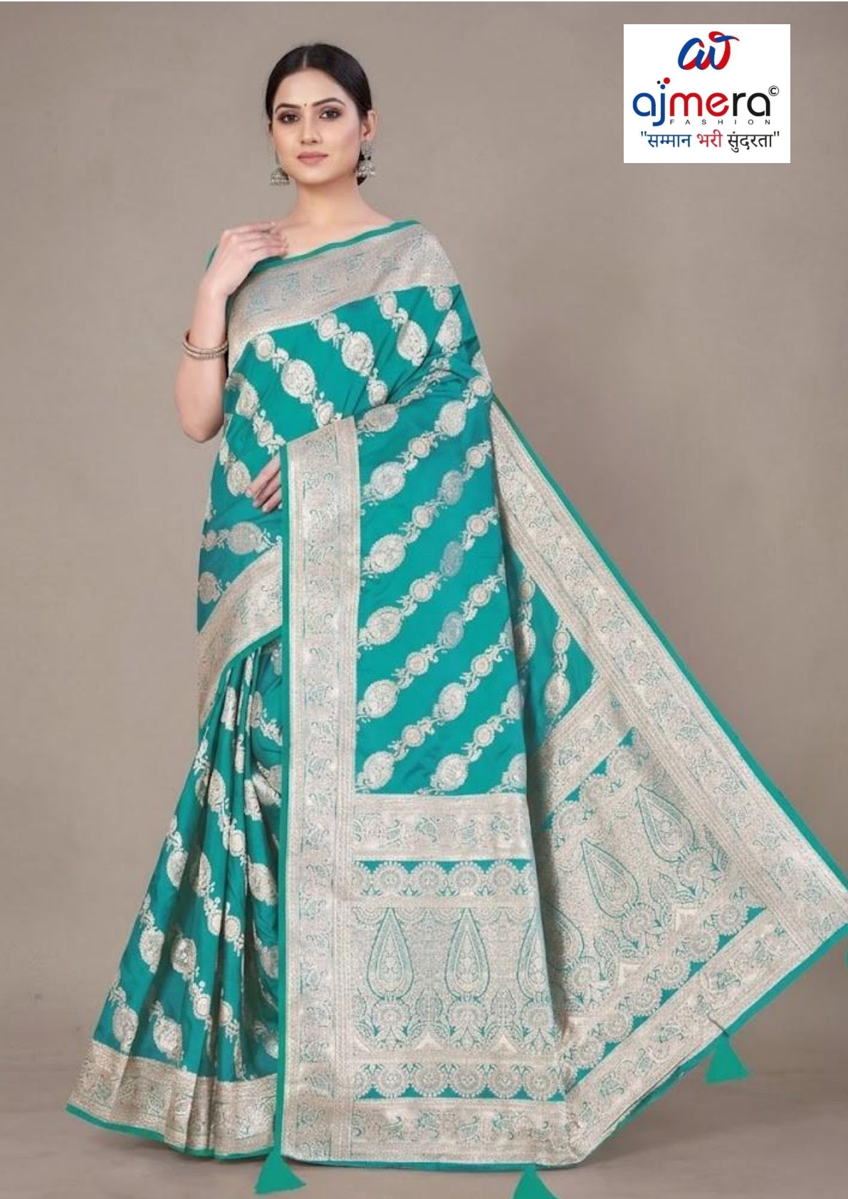 Premium Jacquard Silk Saree with Matching Blouse Piece for Ethnic Celebrations | DBU-CHOLI DAMAN VOL-4
