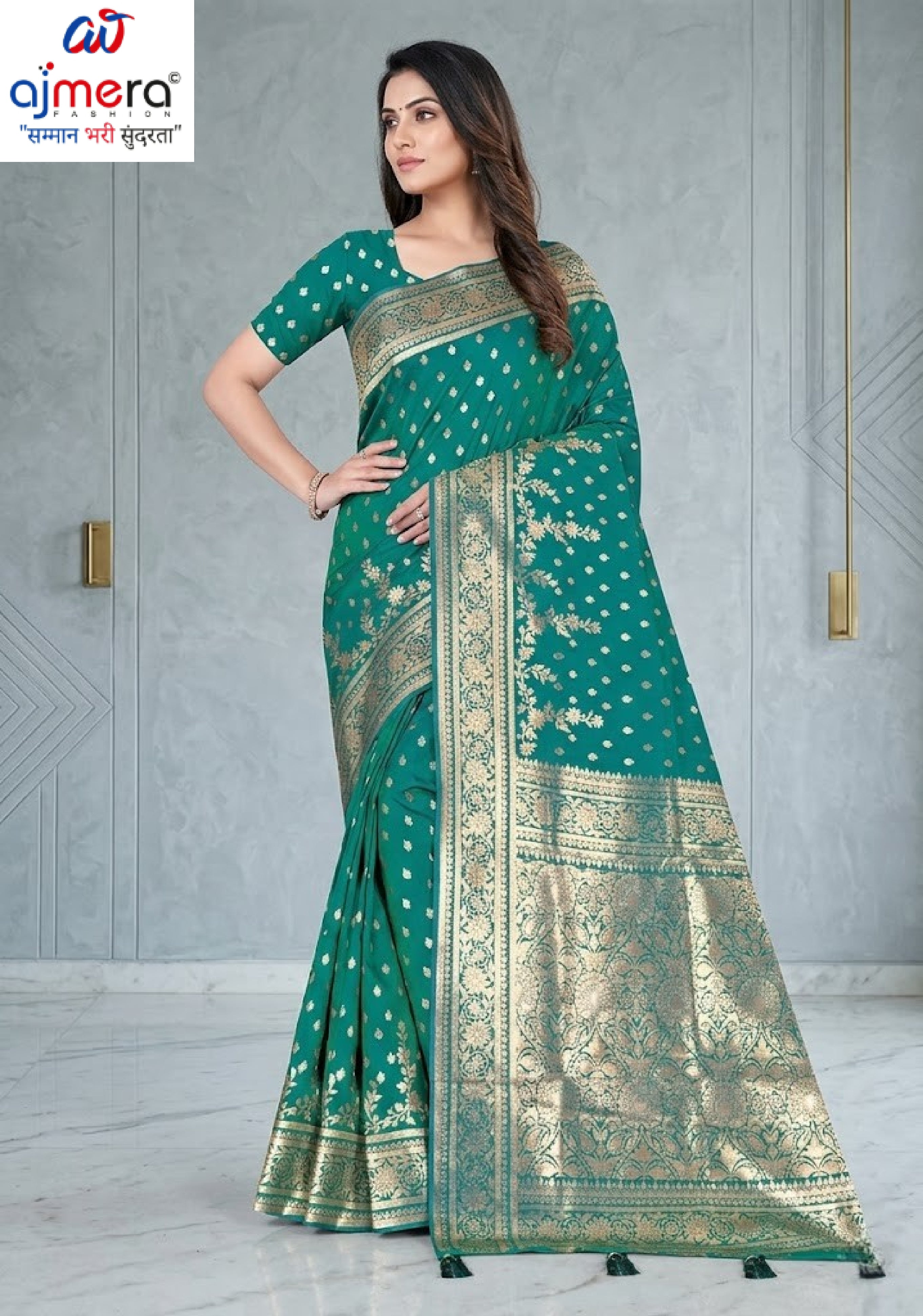 Elegant Jacquard Silk Saree with Designer Blouse Piece for Festive Elegance | TUL-VEERA SILK VOL-03
