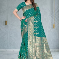 Elegant Jacquard Silk Saree with Designer Blouse Piece for Festive Elegance | TUL-VEERA SILK VOL-03