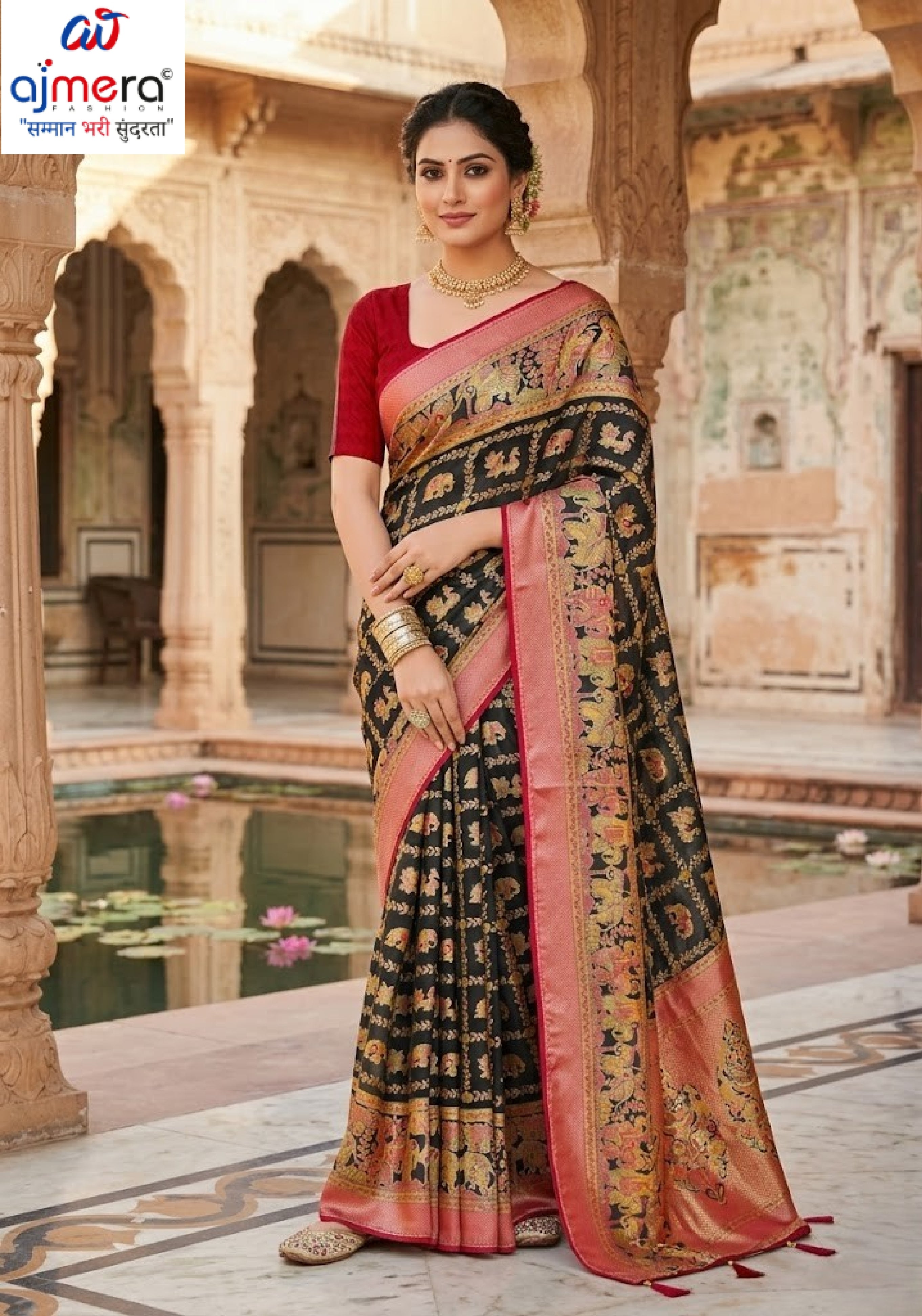 Trendy Printed Saree with Blouse Piece for Women’s Ethnic Wardrobe | VDT-TESLA BRASSO-02