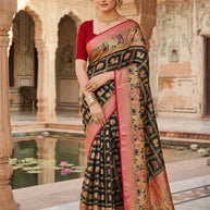 Trendy Printed Saree with Blouse Piece for Women’s Ethnic Wardrobe | VDT-TESLA BRASSO-02
