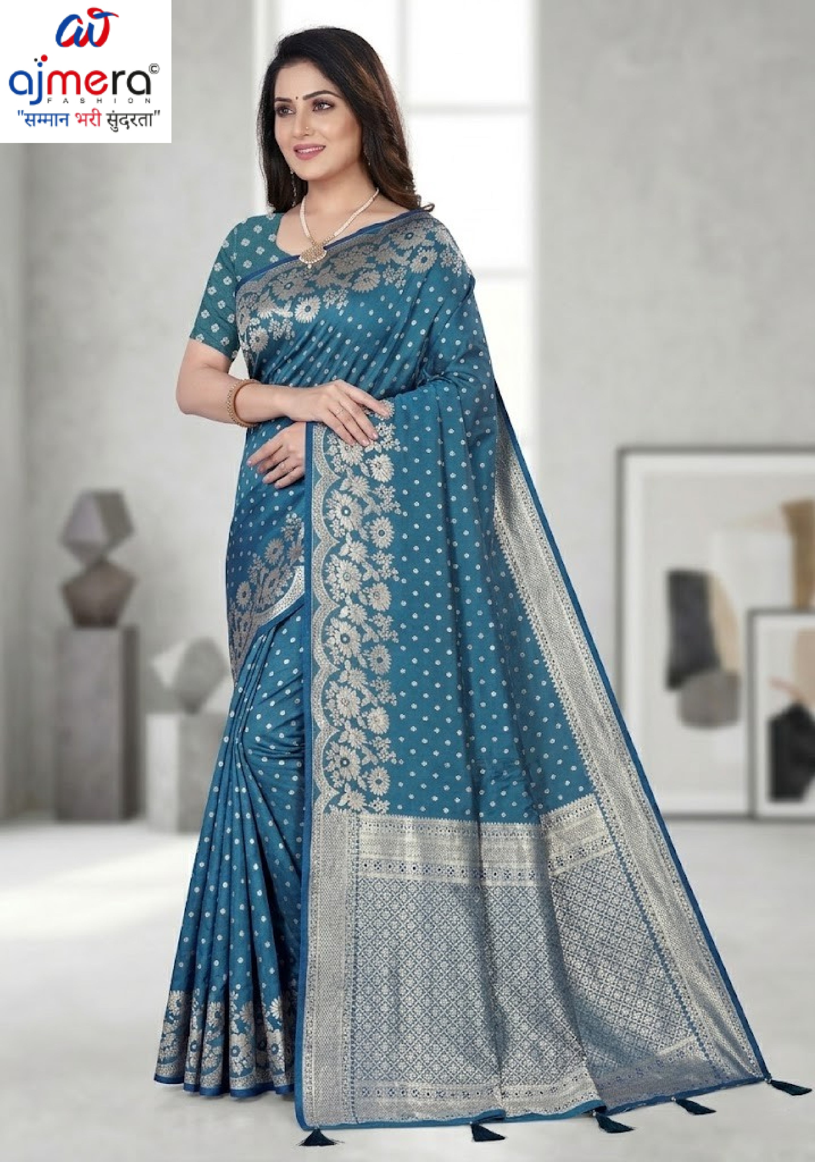 Classic Jacquard Silk Saree with Blouse Piece for Elegant Traditional Look | TUL-MALBARI SILK VOL-63