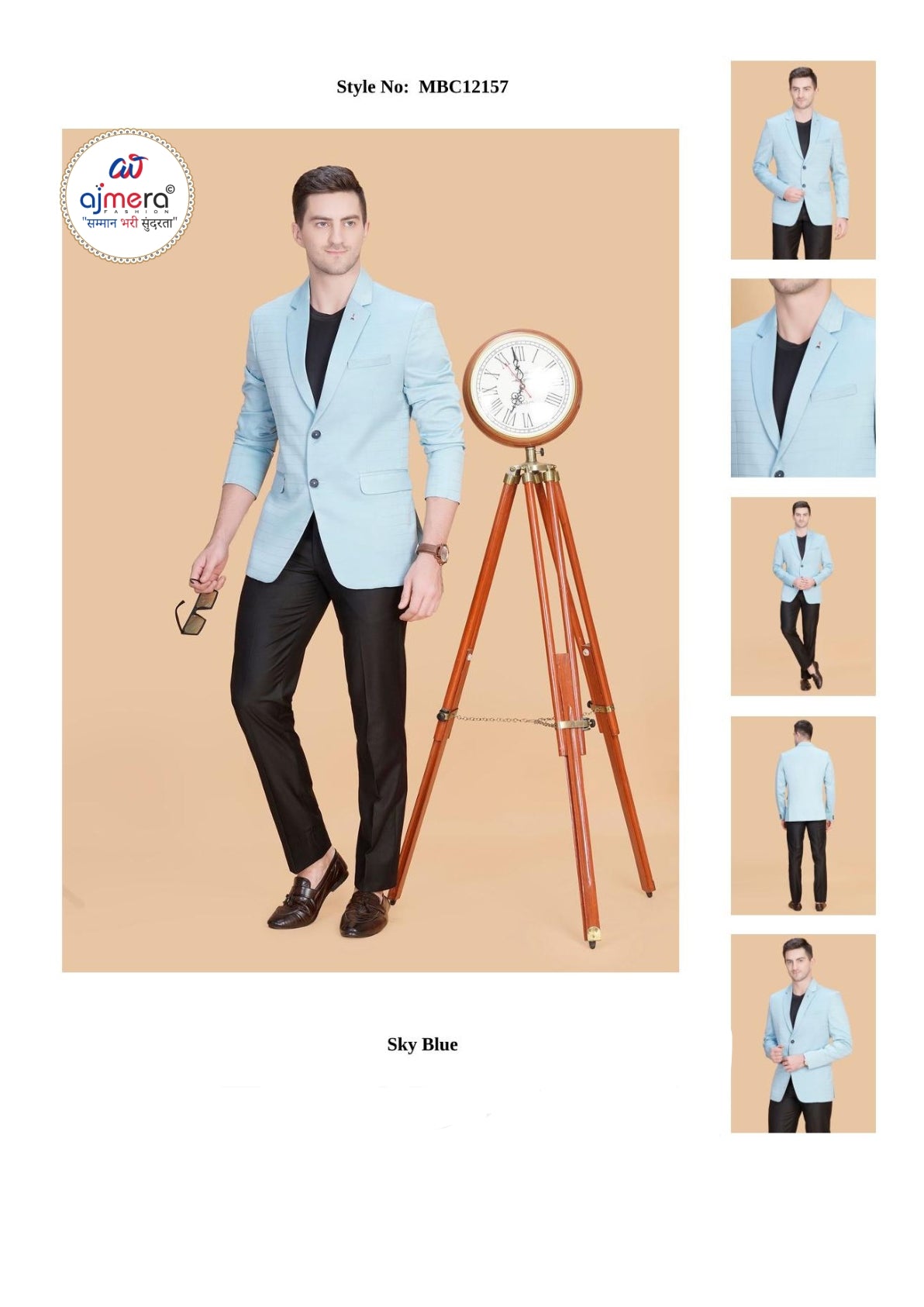 Premium Men’s Formal Blazer for Business & Party Wear | SNA-MBC12157
