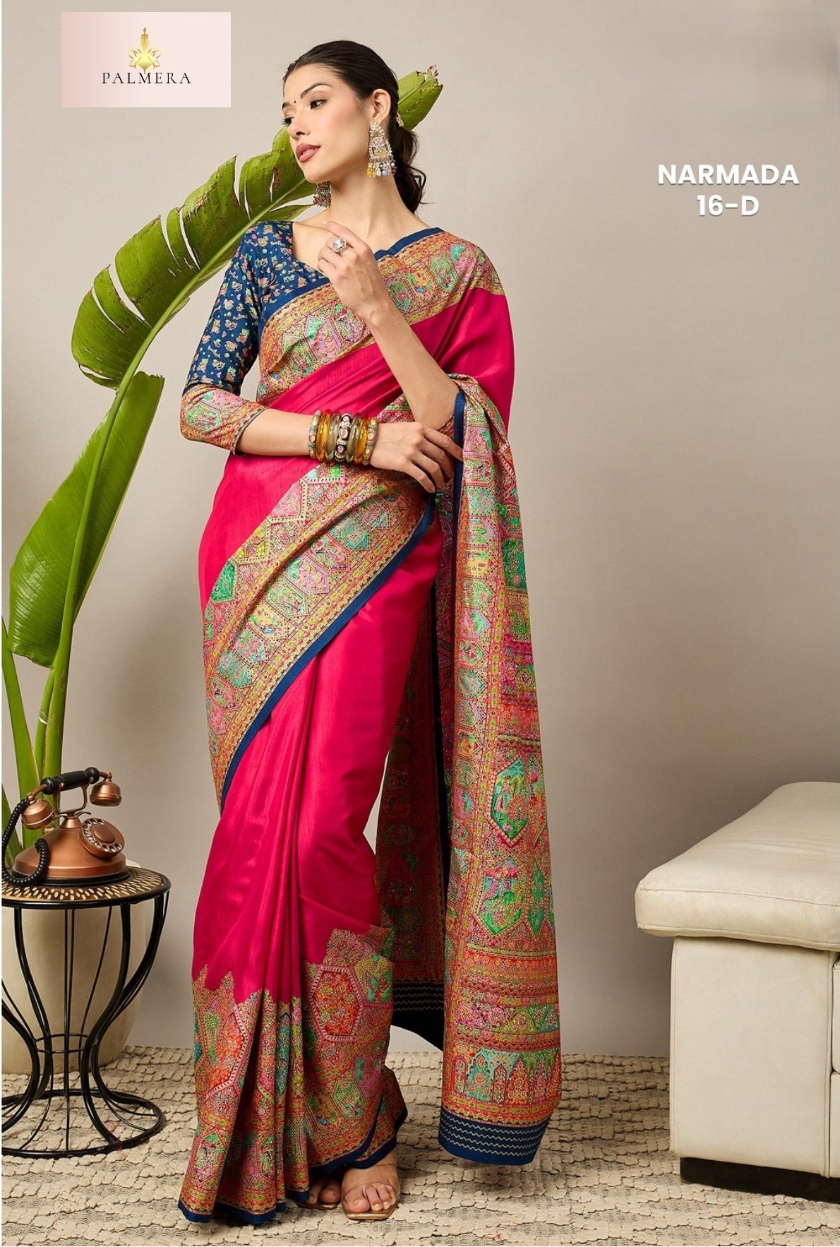 Palmera Saree Wholesaler and Palmera Saree Supplier | ALL-NARMADA-16