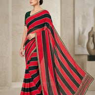 Chic Printed Saree with Blouse Piece for Sophisticated Ethnic Style | VER-HEERA-43708