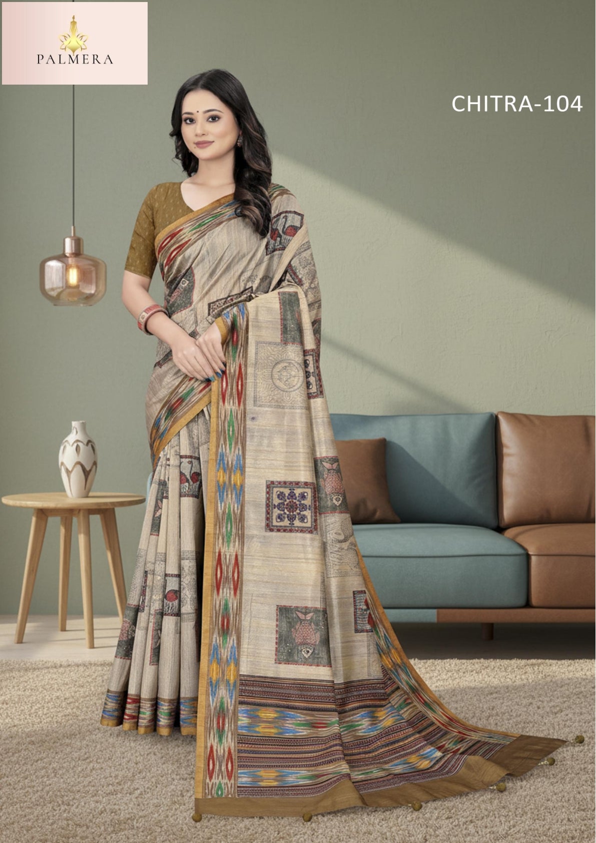 Chitra Blended Silk Saree with Blouse for Premium Ethnic and Designer Wear | ALL-CHITRA VOL-01