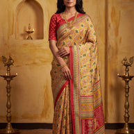 Dola Silk Blended Silk Saree with Blouse for Premium Ethnic and Designer Wear | ALL-DOLA SILK-297
