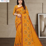 Cotton Saree with Without Blouse for Premium Ethnic and Traditional Wear | PJA-LAILA MAJNU