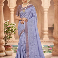 Premium Jacquard Silk Saree with Matching Blouse Piece for Ethnic Celebrations | MTE-25352