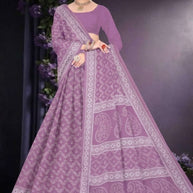 Soft Cotton Saree with Blouse Piece for Premium Ethnic and Traditional Wear | TLS-LUCKNOW COTTON WITH BP