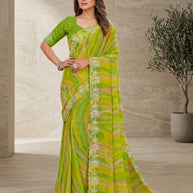 Graceful Printed Saree with Blouse Piece for Modern Ethnic Fashion  | RDD-DHWANI