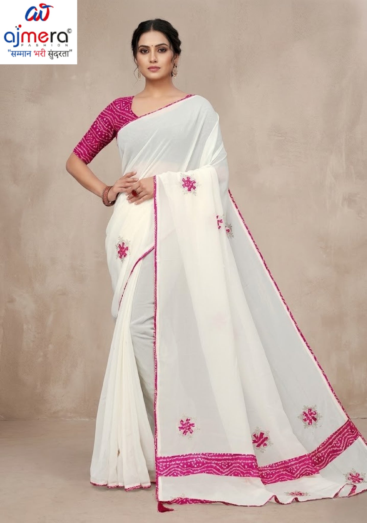 Exclusive Printed Saree with Blouse Piece for Elegant Ethnic Look  | SSR-EFFORT