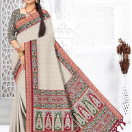 Exclusive Printed Saree with Blouse Piece for Elegant Ethnic Look  | PUS-JALPARI-6