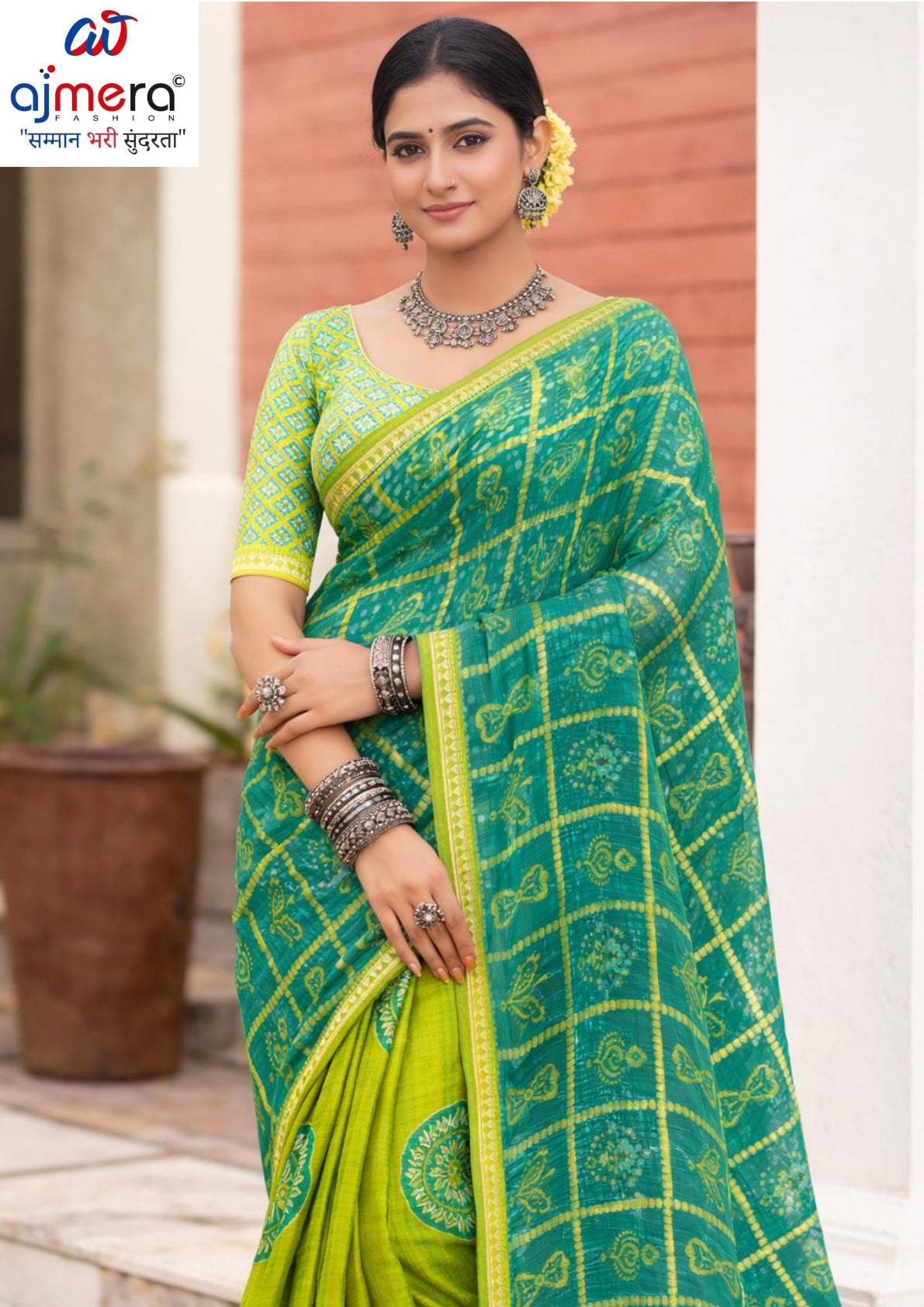 Classic Printed Saree with Blouse Piece for Timeless Traditional Style  | SYF-OMISHA VOL-04
