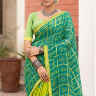 Classic Printed Saree with Blouse Piece for Timeless Traditional Style  | SYF-OMISHA VOL-04