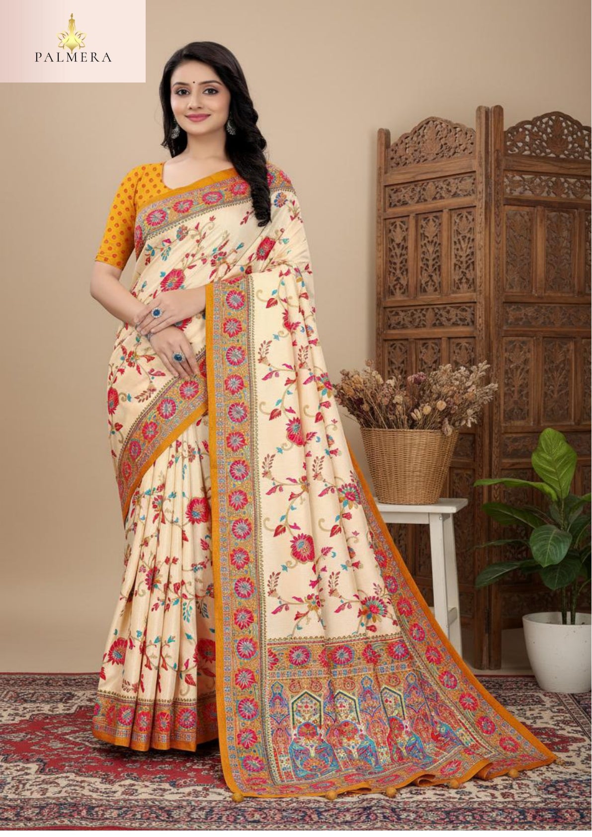 Ganga Silk Saree with Blouse for Premium Ethnic and Designer Wear | ALL-GANGA-31