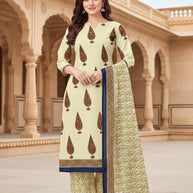 Premium Designer Unstitched Suit Set | DAF-SPECIAL PATIYALA