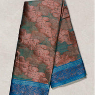 Stylish Border Rapier Silk Matching Saree With Blouse Piece | RKI-9037