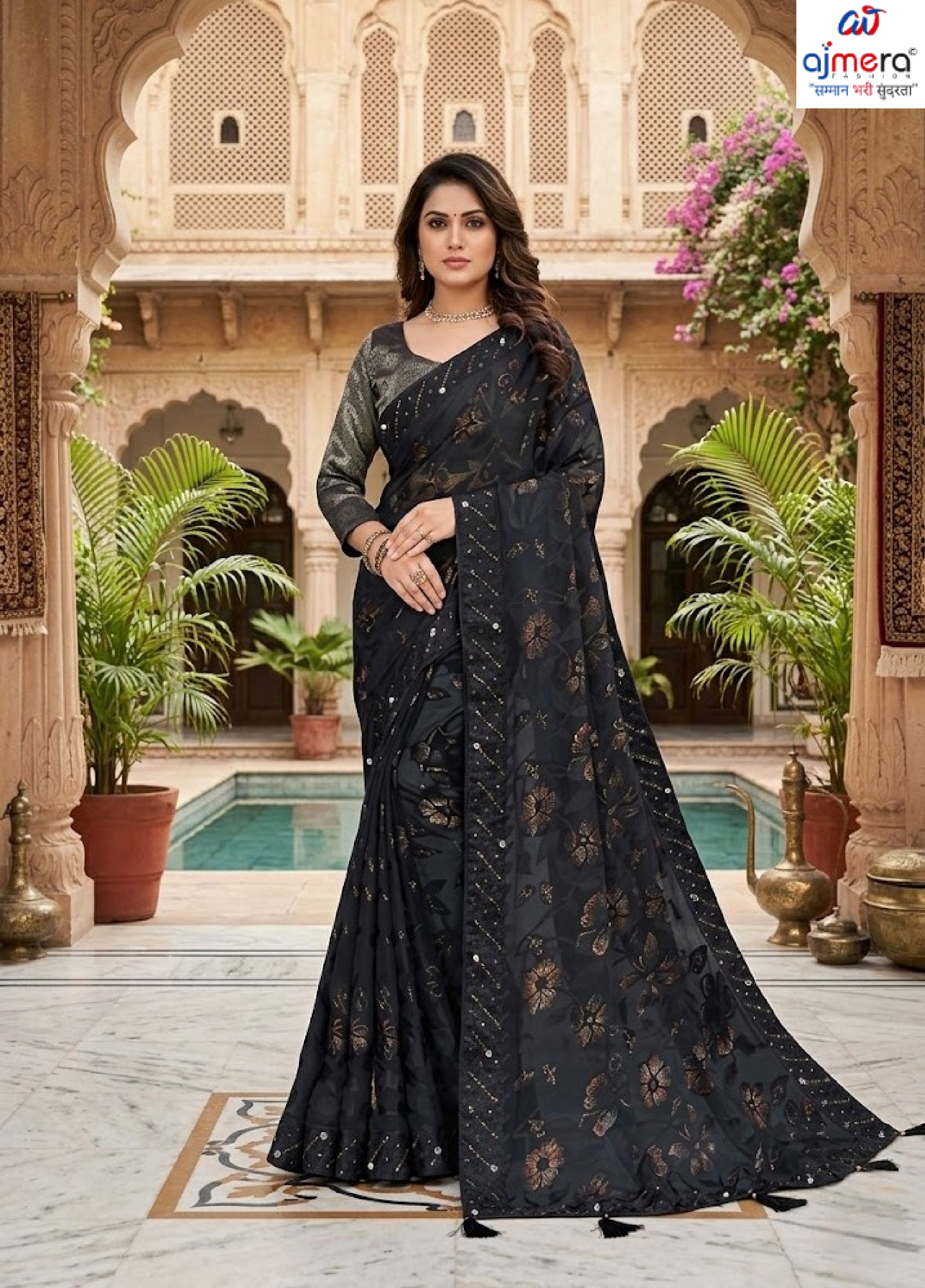 Contemporary Printed Saree with Blouse Piece for Premium Wear  | RDD-YUKTI VOL-60